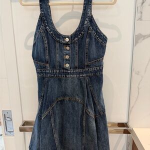 No Name Dark Blue Denim Dress XS